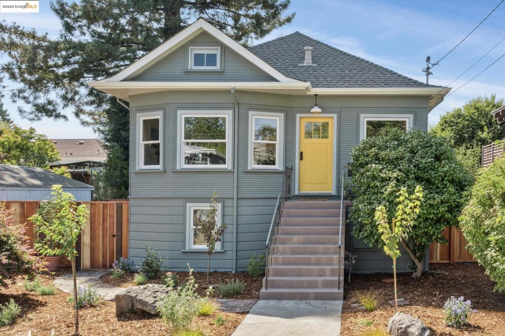 Updated inside-and-out, huge lot, with tremendous bonus space! This beautiful central Berkeley craftsman bungalow leaves little to be desired, with tasteful updates throughout and an ideal layout featuring two bedrooms, 2.5 bathrooms, a large kitchen that opens directly to a sunny backyard deck, and a detached studio begging to be transformed into an ADU or in-law unit. Fully updated with permits in 2019, this home left no stone unturned. Electrical, plumbing, heating, kitchen and bathrooms, fencing, paint…this home is in exceptional condition and move-in ready. With an en-suite primary bedroom and bathroom, and second bedroom and bathroom, the layout is ideal. A beautiful kitchen flows onto a spacious deck, overlooking the large and landscaped backyard. On the garden level, the expansive bonus space - used historically as a rumpus room, office, and occasional guest quarters - features a sweet half bathroom. This home’s yard is a rare find…flanked by new fencing, the yard is beautifully curated and the perfect space for entertaining, kicking a ball around, and the hobby gardener. A huge detached studio is brimming with ADU potential and can be put to use right away as a workshop or additional storage space. Open houses Thur 9/4 9:30-1, and Sat 9/6 + Sun 9/7 2-4 PM!