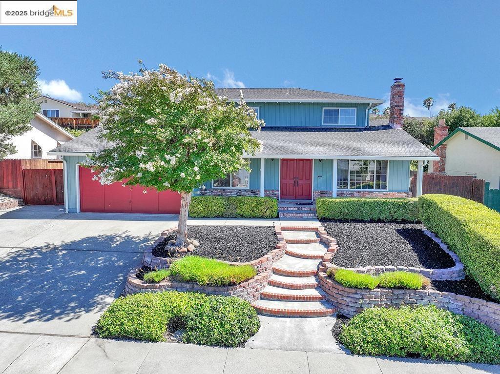 Welcome to 232 Boulder Drive—an updated and spacious 5-bedroom home in a sought-after Antioch neighborhood! Fresh interior paint and new carpet pair beautifully with hardwood flooring in the living room and up the stairs. The inviting living room also features a cozy fireplace, perfect for relaxing evenings. Enjoy a formal dining room and an eat-in kitchen with center island, gas cooktop, stainless refrigerator, dishwasher and a double oven. A downstairs bedroom and full bath offer ideal flexibility for guests or extended family. Comfort continues with ceiling fans throughout. The backyard includes a covered patio, mature apricot, lemon, and tangerine trees, two storage sheds, and side yard access for additional storage. Conveniently located near John Muir Elementary—one of Antioch’s top-rated schools. With very few 5-bedroom homes available in this price range, this is one you don’t want to miss!
