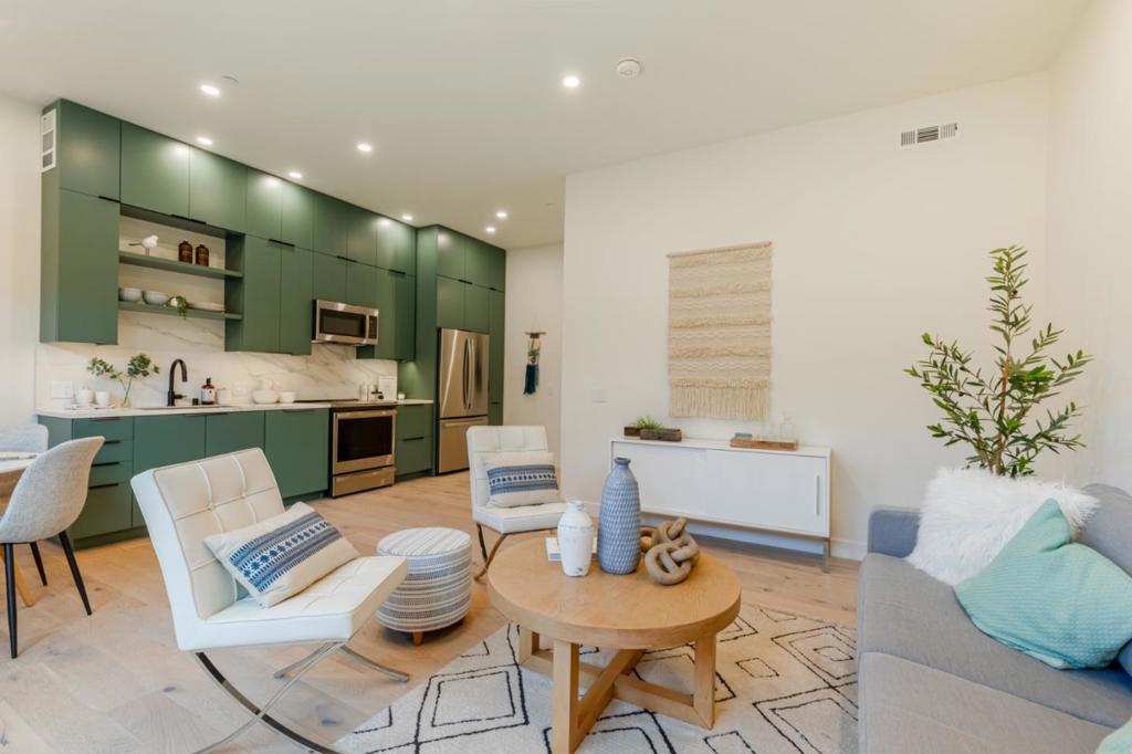 Ask about special Financing Available to Any/All Qualified Buyers. Welcome to the Dwellings of Soquel. Featuring 15 brand new townhomes currently under construction. "The Cowell" model offers 3 bedrooms and 2.5 bathrooms, including a spacious primary suite in 1424 SF. The open ground floor showcases the kitchen and living room, with double doors leading to a private outdoor living space. These homes feature energy-efficient touches and high-performance finishes, such as engineered wood flooring and high-performance windows, and are solar ready, ensuring a healthy and sustainable living environment. Embrace a harmonious balance of comfort, functionality, and sustainability at The Dwellings. Key Features: Generous primary suite, Open ground floor with kitchen and living room, Private outdoor living space, Energy-efficient touches and high-performance finishes, Designed for a healthy and sustainable lifestyle.