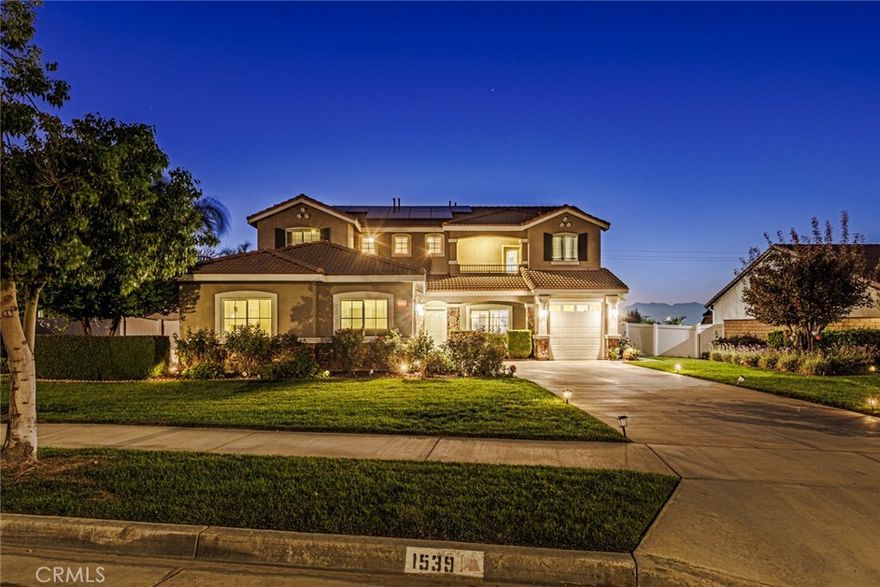 This Steal Will Not Last! Watch Video before Scheduling Tour (https://youtu.be/_eD8WQ1nIz8) Welcome to an exceptional two-story residence offering refined living on a generous lot in one of Redlands’ most desirable neighborhoods. One of only twelve semi-custom homes built in this quiet cul-de-sac, this property features 5 spacious bedrooms, 3 bathrooms, and a versatile loft that can easily serve as a sixth bedroom, media room, or home office. The primary suite includes a private balcony, creating a serene retreat with views of the surrounding neighborhood. Beautiful hardwood floors flow through the main level, enhancing the home’s timeless appeal, while a long driveway and three-car garage provide ample parking and storage. The expansive backyard is designed for outdoor entertaining, complete with a sparkling swimming pool and generous patio space ideal for gatherings with family and friends. A thoughtfully installed solar energy system, leased for $264 per month and saving approximately $350 monthly in utility costs, offers significant ongoing savings and greater energy efficiency.....



Set in sought-after North Redlands, this home enjoys a tranquil, residential setting known for its tree-lined streets and welcoming community. The location blends everyday convenience with elevated living—minutes from top-rated schools, boutique shopping, vibrant dining, the University of Redlands, and premier medical centers such as Loma Linda University. Outdoor enthusiasts will appreciate nearby Scott Canyon hiking trails and the city’s beautifully maintained parks and recreation facilities, while those who enjoy culture and history can explore local treasures like the Kimberly Crest House & Gardens, the Lincoln Memorial Shrine, and the Historical Glass Museum. With its pleasant year-round climate, strong sense of community, and access to both nature and culture, 1539 Carmel Court offers a lifestyle that is as comfortable as it is distinguished.