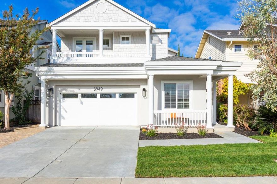 Welcome to this rare Blossom Valley gem, One of 28 exquisite Pulte Homes built in 2004 offering 3,399 sq ft of timeless elegance and modern luxury. With four spacious en-suite bedrooms (including one conveniently located on the main floor) and an upstairs office/den easily convertible to a fifth bedroom, this home adapts beautifully to any lifestyle. The grand entry with its sweeping circular staircase and soaring ceilings sets the tone for the open, sun-filled floor plan. Entertain with ease in the formal living and dining rooms, or gather in the inviting family room with gas fireplace that opens seamlessly to the chefs kitchen. Every surface has been refreshed, with new paint inside and out, new plush carpet, new designer lighting, all new fans, and new recessed LED lighting throughout. The exterior shines with new sod, sprinklers, all new plants, newly rebuilt BBQ and arbor, plus a pristine 3-car newly epoxy-floored garage (with tandem). Facing east, this turnkey retreat blends sophistication and comfort-truly a spectacular find in coveted Blossom Valley. Close to 85/87 freeways, dining, shopping, Almaden Lake Park, hiking trails, Oakridge Mall. A must see! a 10+.