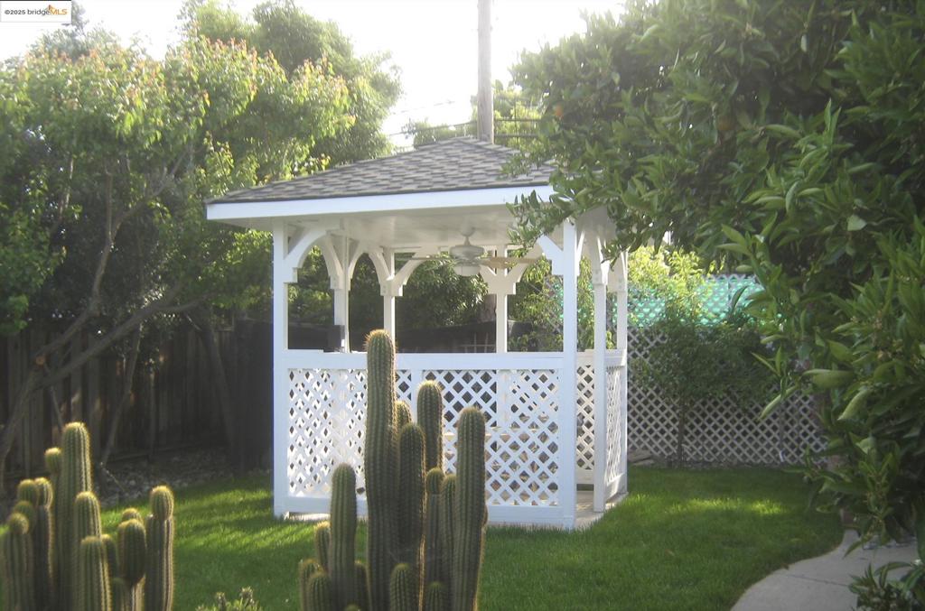 Located in the Northwood neighborhood of North San Jose, this charming three bedroom two bathroom home has 1,165 sqft of living space and is set on a 5,757 square foot lot. The home has been tastefully remodeled with presidential roofing shingles, vaulted ceilings, a beautiful large bay window, skylights providing natural light throughout the home, and crown molding. The kitchen features stainless steel appliances and upgraded cabinetry while the entire home enjoys the natural feel of hardwood floors. A private covered patio perfect for gatherings leads you to the backyard with improvements including, but not limited to, a pergola, shed, and paved areas for an RV, boat, or many other possibilities.