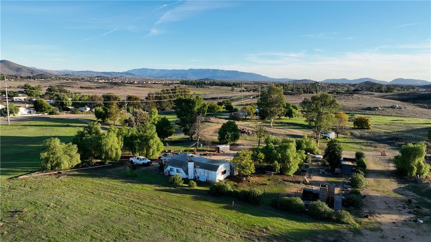 Rare, 4.54 acres of mostly flat usable land, within the city limits of Menifee CA, one of Riverside County's fastest growing and most sought-after communities. 

Zoned RR-2.  This parcel offers the perfect blend of rural tranquility with proximity to the growth and development of Menifee.  The property is serviced by it own water well and already has an electric meter in place.  Dome-style home, estimated at 900 s/f, is constructed on the property.  Adjacent lots (APN(s): 388-110-031, 388-110-030 and 388-110-033) are also for sale bringing the total potential to an estimated 26 acres.

Whether you're looking for a peaceful homestead with room to roam, or a horse property, or a strategic land-hold in one of Southern California's hottest growth corridors, this Menifee gem delivers space, services, and numerous possibilities.  Act quickly - parcels like this are disappearing fast.