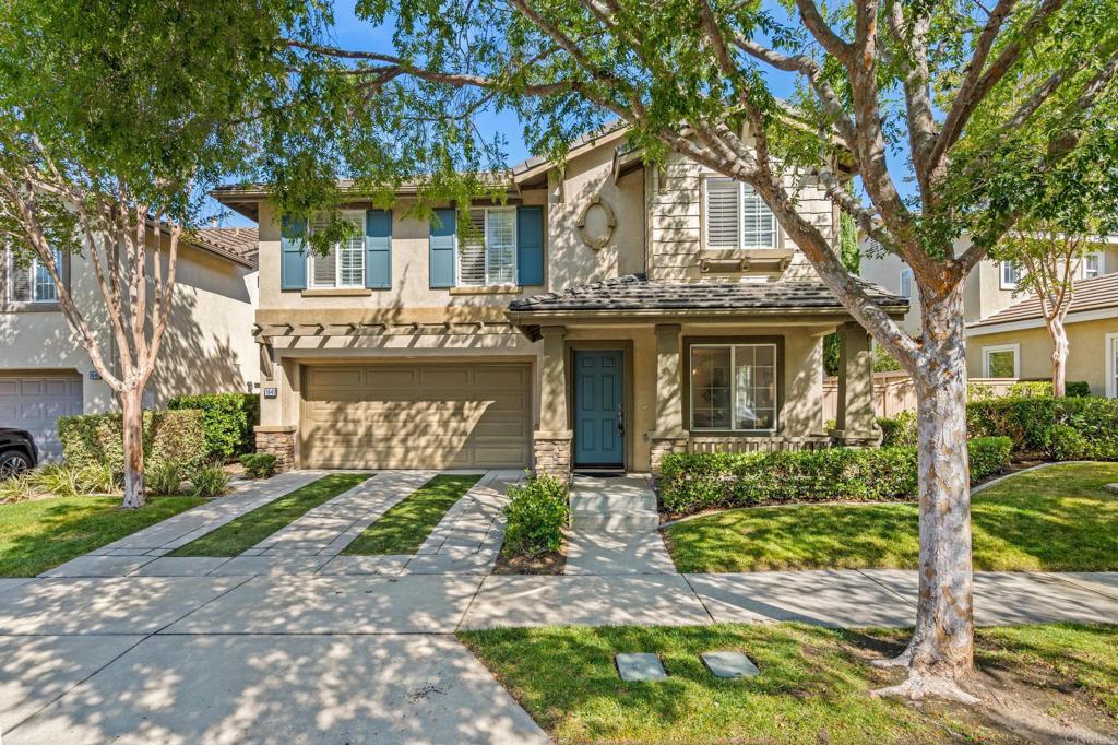 You've found the one! Welcome to this stunning 4-bedroom, 2.5-bath home in the highly desirable, gated Moncado Springs community. This home has been meticulously cared for by the original owner and is packed with incredible upgrades you'll love! Inside, you'll be greeted by a professionally repainted interior and a blend of stylish and durable flooring. The main floor features beautiful travertine flooring while the upstairs boasts elegant LVP (Luxury Vinyl Plank)—the perfect combination of classic charm and modern practicality. But the upgrades don't stop there. This home is ready for the future with a solar system and a backup battery, drastically cutting your utility bills and providing peace of mind. Step outside and enjoy the low-maintenance backyard or take advantage of the fantastic community amenities. As a resident, you get exclusive access to a sparkling pool, spa, clubhouse, and playground. The HOA even handles front yard maintenance, so you can spend more time relaxing and less time on chores. Located just minutes from the 78 freeway, shopping, dining, and beautiful North County beaches, this is the lifestyle you've been dreaming of. Don't miss your chance to own this beautiful, energy-efficient home in one of Vista's best communities!