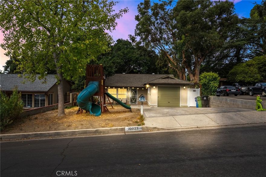Welcome to 10023 Covert Ave, a charming 2-bedroom, 1-bathroom home nestled on a quiet cul-de-sac in Tujunga, where peaceful living meets modern comfort. This home offers an array of upgrades and features designed for convenience, efficiency, and style. Inside, you’ll find gleaming hardwood floors throughout, double-pane windows, recessed lighting, and a central heating & air system paired with a newer furnace and a blue-light intake with filtration to keep indoor air fresh. The kitchen, updated just two years ago, is ready for your culinary adventures. Upstairs, copper plumbing runs through the attic, supported by a slab foundation. A tankless water heater ensures on-demand hot water and a full 200-amp panel supplies power throughout.

Step outside to find new pavers in both front and back yards, complemented by French drains and sump pumps to protect against water intrusion. The garage is a standout: equipped with washer/dryer hookups, pre-wired with 220V outlet - ready for Level 2 EV charging and plenty of space for storage or projects.

Set back on a substantial lot with mature landscaping and privacy, this home enjoys glimpses of the surrounding mountains, offering a serene retreat.

Location is key: great local conveniences abound. Dining is just minutes away—with favorites like Joselito’s Mexican Food, serving authentic Cali-Mex fare since 1977. IHOP on Foothill Blvd is nearby for breakfast, lunch, or casual meals. More local eats include Zorba’s Mediterranean, Guido’s Pizza & Pasta, Tori Yen, and Caruso’s Italian Kitchen. For shopping and everyday errands, Foothill Blvd offers access to neighborhood shops, markets, and cafés. Outdoor lovers will appreciate proximity to local parks and trails—plus a strong sense of community in Sunland-Tujunga.

With its thoughtful upgrades, modern conveniences, and a location that balances peace and access, 10023 Covert Ave offers a rare opportunity to enjoy comfort and lifestyle in one of LA’s inviting foothill neighborhoods.