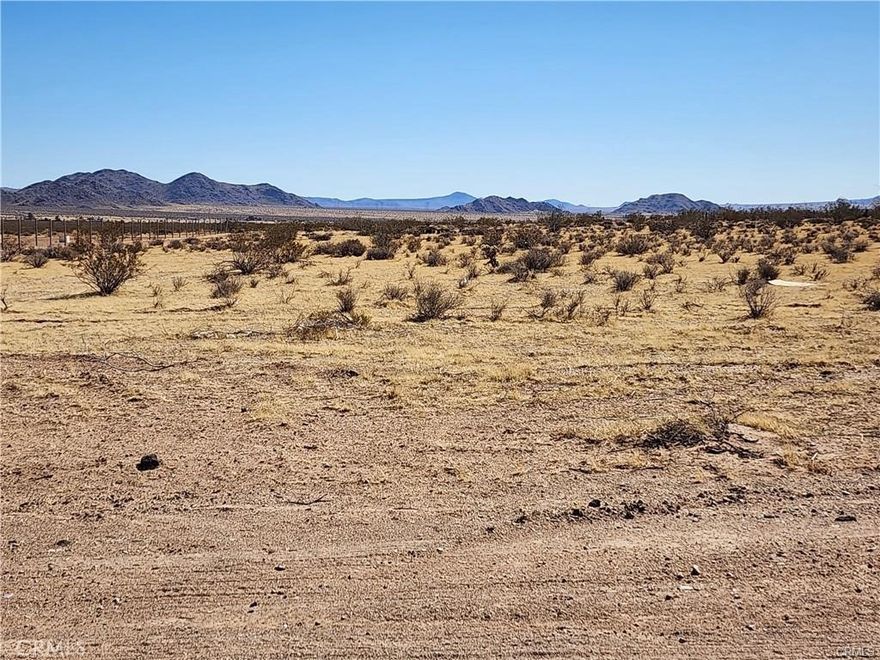 2.47 acres with power adjacent and good access, just one parcel away from paved Barstow Rd. Build or invest on this beautiful parcel with panoramic views of the desert and surrounding mountains. Drive by and appreciate the beauty, while imaging what you can build with your very own piece of the desert! Latitude 34.579920 Longitude -116.968320. (APN# 0453-224-09-0000) The address on this listing is not a county assigned address and is being used solely for the purpose of identification of this listing on the MLS and media.