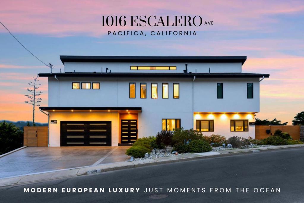 A Bespoke Masterpiece with Ocean Views | Immerse yourself in the epitome of luxury coastal living with this custom-built residence thoughtfully designed for the discerning homeowner.Crafted with meticulous attention to detail, this home features soaring 10-ft ceilings on the lower level & majestic 20-ft vaulted ceilings upstairs.Every corner of this residence exudes luxury,from the state-of-the-art heated floors to the imported Italian porcelain flooring,premium Grohe fixtures,& en-suite steam shower, creating a spa-like sanctuary.The chef's kitchen is an epicurean's dream,furnished with Jenn-Air appliances & German-crafted custom cabinetry,ensuring both functionality & aesthetic appeal.Upstairs, rich hardwood floors add an extra layer of sophistication,while the expansive deck--accessible from two bedrooms & loft--offers unparalleled views of the hillsides & ocean.The outdoor space, a masterpiece of design, features an enclosed stamped concrete patio,custom fire pit, & built-in speakers creating an ideal setting for unforgettable gatherings.The property includes a separately addressed ADU,ideally suited for multi-generational living or generating rental income.Seize the rare opportunity to own this true luxury masterpiece of Pacifica,where bespoke design meets timeless elegance.