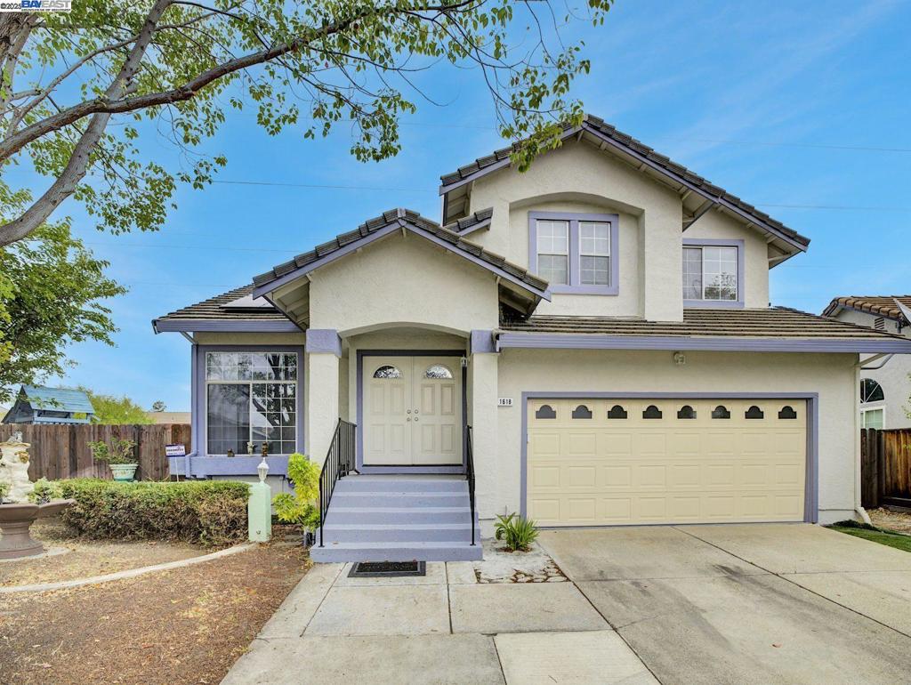 Welcome home to this beautifully updated 4 bedroom, 2.5 bathroom residence that offers modern comfort with generous living space. The updated kitchen features stainless steel appliances and opens to an additional dining area that connects directly to the family room, creating an ideal space for everyday living and entertaining. The first floor also includes a traditional living room and a formal dining room. Upstairs, all four bedrooms provide ample space to relax, work from home, or grow. Owned solar panels help reduce energy costs. The extra-large backyard is perfect for summer gatherings, a future pool, or room for kids and pets to play. Conveniently located near schools, shopping, dining, and freeway access, this move-in ready home combines comfort and convenience.