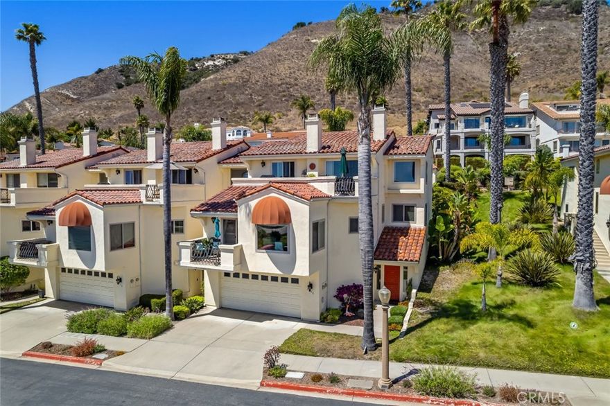 Beautifully upgraded and remodeled, this ocean-view condo is located in the highly desirable gated community of Villa Antigua in Spyglass Ridge. An end-unit positioned near the front of the neighborhood, offers sweeping ocean and sunset views from nearly every room. With extra guest parking just outside, this residence delivers a blend of privacy, style, and coastal charm.



The main level reveals a bright, open interior where natural light and Pacific vistas take center stage. The living room opens to a private deck, creating a seamless indoor-outdoor flow—ideal for evening cocktails or quiet mornings. The dining area is wrapped in windows, capturing the ever-changing coastal light.



A thoughtfully designed kitchen features granite countertops, creative tile backsplash, recessed lighting, and stainless steel appliances, including a range, microwave/hood, refrigerator, and dishwasher—all framed by cherry cabinetry and sleek finishes.



A bonus elevated loft space offers the perfect escape after beach days or hosting friends. The primary suite, is a true retreat. Corner window views, dual-sink vanity, walk-in tiled shower and custom closet organizer. A second bedroom and full bath complete the upper level.



This home features a two-car attached garage, generous storage, and a location just minutes from local shopping, dining, renowned wineries, and award-winning beaches. HOA fees cover insurance, exterior building maintenance and landscaping. This is your opportunity to own a stunning high-style residence designed for those who value architecture, setting, natural light and ocean views.