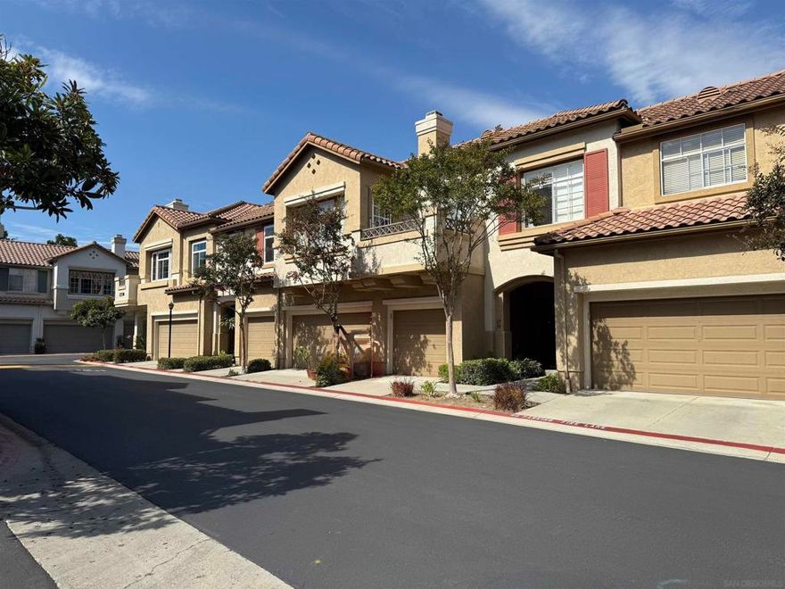 A wow unit in Sabre Terrace! All new carpet and luxury vinyl flooring, newer kitchen with quartz counters, stainless appliances, new HVAC system, recessed lighting, private patio/garden area. Light and bright, Laundry room off of 2 car attached garage with plenty of storage. Seller will consider offering Buyer financing incentive.  Super light and bright unit in Sabre Springs! Remodeled with newer cooks kitchen, carpets,Luxury vinyl flooring in downstairs area. Well located in complex with great privacy.