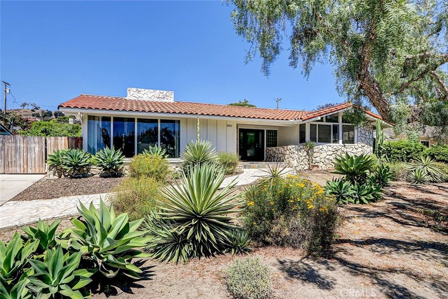 Mid-Century Modern Oasis in the Heart of Lunada Bay!  Welcome to this beautifully updated Mid-Century Modern gem nestled in the highly sought-after neighborhood of Lunada Bay on the scenic Palos Verdes Peninsula. Situated on a sprawling 12,297 sq ft lot, this 2,220 sq ft single-level home offers timeless design, seamless indoor-outdoor flow, and a convenient location with a short walk  to the top-rated elementary, intermediate and high schools. The property features an open floor plan and  is bathed in natural light, highlighting the gleaming wood floors and clean architectural lines. The heart of the home features a floor-to-ceiling fireplace that stylishly separates the living and family rooms.  The expansive backyard has a sparkling pool and is ideal for entertaining and al fresco dining. The updated kitchen boasts granite countertops, stainless steel appliances, and plenty of workspace for culinary creativity.  The detached garage was converted to a large (approx. 450 sq ft) recreation room and features new carpeting and paint. All of this is just a short stroll to the Lunada Bay Plaza, where you’ll find charming shops and restaurants. Walk a few more minutes and you’ll reach the dramatic bluffs of Paseo Del Mar, the perfect spot to take in unforgettable sunsets, surfers and sailboats. Don’t miss this rare opportunity to own a slice of Mid-Century modern elegance in one of the Peninsula’s most cherished neighborhoods.