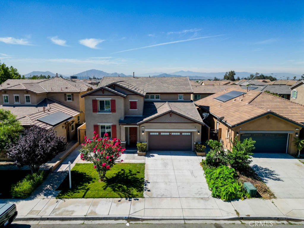Absolutely Stunning & Move-In Ready with Paid off Solar | 15517 Red Pepper Place, Fontana
Welcome to this beautifully upgraded home, located on a peaceful cul-de-sac in one of Fontana’s most desirable neighborhoods. With fresh updates and thoughtfully designed features throughout, this home offers the perfect blend of modern style, space, and convenience.
Step inside to find brand new 12" luxury flooring, new carpet, and fresh interior paint, creating a light and inviting atmosphere. The spacious kitchen is a true showstopper — featuring custom cabinetry, stainless steel appliances, a high-power range hood, large oven, granite countertops, a walk-in pantry, center island, and an eat-in nook that flows seamlessly into the great room, perfect for entertaining.
Downstairs, you'll find a versatile office space with a nearby full bathroom, which can easily be converted into a 5th bedroom or private guest suite. Upstairs, the private primary suite boasts a luxurious bath with his-and-hers vanities, a soaking tub, and a huge walk-in closet. Two additional bedrooms, a full bathroom, and a separate laundry room complete the upper level.
Outside, the low-maintenance concrete yard with fruit trees offers a clean, open space perfect for relaxing or entertaining. Even better, this energy-efficient home comes with a fully paid-off solar system, offering long-term savings and no lease to assume.
Enjoy resort-style amenities including a beautiful community pool, BBQ area, clubhouse with kitchen, playgrounds, and an adult exercise park — all with low HOA fees and low property taxes.
Don’t miss your chance to own this turnkey gem with designer finishes and top-tier community features in a highly sought-after Fontana neighborhood!