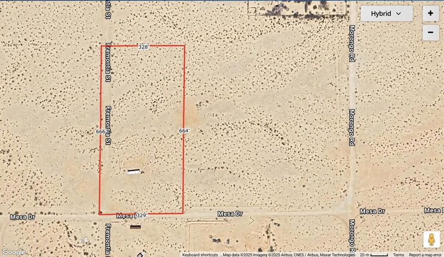 Discover the perfect opportunity to own 5 acres of peaceful desert land in the growing community of 29 Palms. This property comes with a paid water meter, power nearby, and has been professionally surveyed, making it ready for your next project--whether that's a custom home, small dwelling, or long-term investment.Located just 1.5 miles from a main gravel road, you'll enjoy both easy access and the quiet privacy that desert living offers. With wide-open views, clear skies, and endless potential, this land is ready for your vision.