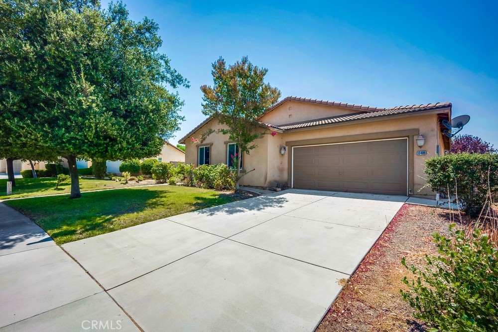Menifee Single-Story Beauty with a Paid Off Solar Unit that drastically reduces your electricity bill! This 5-bedroom, 2-bathroom home offers over 1,700 sq. ft. of bright, open living in one of Menifee’s most family-friendly neighborhoods. With fresh updates, an ideal floor plan, and a prime location, it’s truly move-in ready! Step inside to a light-filled layout featuring an eat-in kitchen with space for a full-size dining table, flowing seamlessly into the spacious family room. Whether you’re hosting a dinner party or enjoying a cozy night in, everyone stays connected. The primary suite is a private retreat with a walk-in closet, dual sinks, a soaking tub, and abundant natural light. Four additional bedrooms provide versatility for family, guests, a home office, or a gym, plus a full hallway bathroom for convenience. Love the outdoors? The private backyard is built for SoCal living! A huge Alumawood-covered patio is perfect for BBQs and entertaining, while the oversized lot has room for a future pool or garden. With paid solar, you’ll enjoy energy savings year-round. Other highlights include: Fresh brand-new carpet throughout, Low HOA, Easy access to the 215 freeway, Minutes from schools, shopping, and dining! This home checks every box, space, comfort, upgrades, and location. Don’t wait! Homes like this in Menifee go fast. Schedule your showing today and see why this one is special!