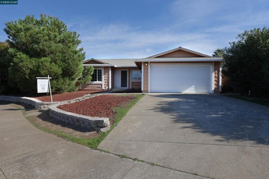 LOCATION!! 3 Bed 2 Bath (Easily make A 4th Bedroom) situated in a quiet court in a desirable Pittsburg neighborhood.  A great floor plan with separate living and family rooms. Large open kitchen. The side yard space has lots of extra room for an RV/boat, or use it to your liking!  EXCELLENT LOCATION. Walk to the Elementary and Junior High schools and parks. Ideal commuter location close to BART and eBART, Highway 4, and Kirker Pass creates Easy Access to Commuting Routes. MOTIVATED SELLER.