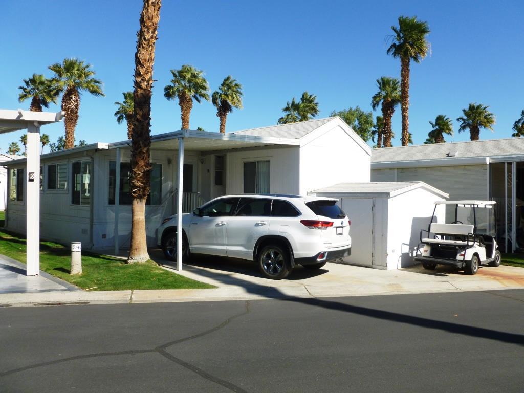 This 1992 Fleetwood Park Model has an Enclosed CA Room, measuring approx. 12' x 25' with lots of Windows. If you like to sit outside, it has a patio off the back on the Greenbelt side to enjoy the outside. This very clean unit boasts a larger than normal living area to watch TV. Don't miss out on this one. Priced to Sell quickly.Rancho Casa Blanca (RCB) features a beautifully landscaped 80-acre property with 801 individual Park Model homes/or RV sites, Two large clubhouses that function as social hubs & 4 satellite buildings with laundry facilities, mailboxes, heated pools & relaxing spas. As an owner you will enjoy FREE GOLF on your 18-hole par 3 golf course, a 9-hole putting course, 2 practice chipping/putting greens, 6 heated pools/spas, 2 tennis courts, 8 pickle ball courts, shuffleboard courts, horseshoe pitch, fitness center & over 60 Clubs & Classes. This park has a limit of 270 day occupancy (not consecutive) out of 365 calendar year.