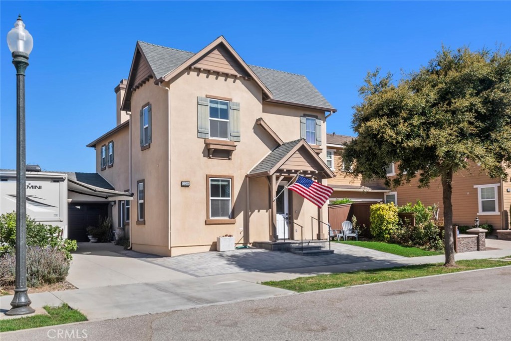 Welcome to this beautifully maintained 4-bedroom, 3-bathroom home, built in 2013 and thoughtfully upgraded for modern living. Situated in a peaceful neighborhood, this property offers both comfort and convenience. The quiet location at the back of the community adds to the sense of privacy and comfort while still being close to community amenities. Step inside to discover an open-concept downstairs floorplan perfect for entertaining and everyday living. The upgraded kitchen features a spacious island, granite countertops, a stylish new backsplash, and a generous walk-in pantry—a dream setup for any home chef. Upstairs, the large primary suite boasts a walk-in closet and a private bath, offering a serene retreat at the end of the day. Three additional bedrooms provide flexibility for family, guests, or a home office. Outside, enjoy the benefits of a large driveway with enough room for RV parking with RV electrical hookups, making this home as functional as it is inviting. This home is truly move-in ready and waiting for its next chapter.