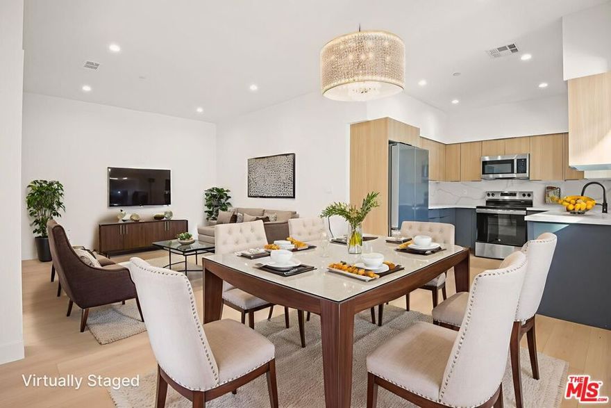 ** 1ST MONTH FREE PROMO - SEE FULL DESCRIPTION ** PET FRIENDLY ** WASHER/DRYER ** CENTRAL A/C ** 2 PARKING SPACES ASSIGNED ** Welcome to 1707 S Burnside Ave #1/2, Los Angeles, CA 90019, a brand-new, pet-friendly modern home that perfectly captures the essence of upscale Los Angeles living. Every detail of this beautifully designed residence has been thoughtfully curated to deliver both elegance and comfort, featuring a spacious open-concept layout filled with natural light, high ceilings, and luxury finishes that create a bright, airy, and inviting atmosphere. The sleek gourmet kitchen boasts premium stainless steel appliances, quartz countertops, and custom cabinetry, offering the ideal space for cooking, entertaining, or simply enjoying a quiet meal at home. The unit is equipped with an in-unit washer and dryer and central AC and heat, ensuring total comfort and convenience year-round. With two assigned parking spaces, coming home has never been easier. Nestled in one of LA's most desirable and accessible neighborhoods, this Mid-City treasure places you right in the heart of it all, just minutes from Culver City, Beverly Hills, Miracle Mile, The Grove, Koreatown, and Downtown LA. Enjoy a vibrant community filled with local gems like Paper or Plastik Caf, Mizlala, and Johnny's Pastrami, or take a quick drive to explore world-class shopping, art galleries, and nightlife. Whether you're relaxing at home in your modern oasis or stepping out to experience everything Los Angeles has to offer, 1707 S Burnside Ave #1/2 delivers the perfect balance of style, sophistication, and location. Don't miss your chance to call this stunning new residence home. Schedule your private showing today before it's gone! Tenant pays utilities. ** 1ST MONTH FREE PROMO - PRICE SHOWN WITH 12 MONTH BUDGET SPREAD - BASE RENT $5,195 **