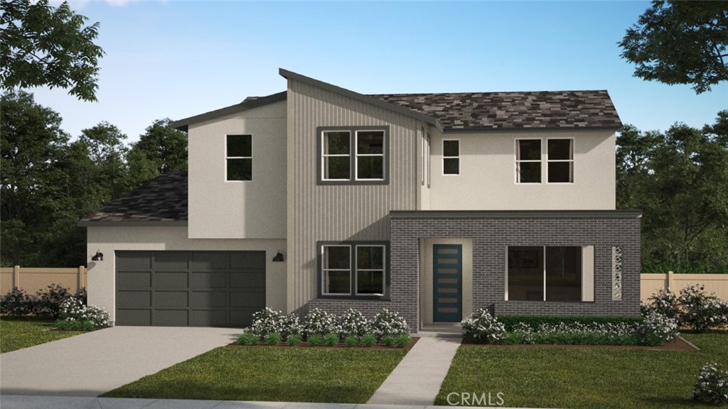 Come live in the beautiful Skyeland community! Nestled against the hills in Fontana, this home offers a beautiful 10,075 square foot private lot and 3,609 square feet of living space. Don’t underestimate this beautiful home—it packs a punch! Choose to retreat to one of the five spacious bedrooms or come together for an alfresco meal and a laugh on the covered patio. Narra Hills is a gated community, with many amenities such as a pool, dog park, pickleball courts, exercise room, jacuzzi and lounge areas. Home has a Mid-Century Modern exterior. Stop by to visit this beauty! Home ready for move-in in December 2025.