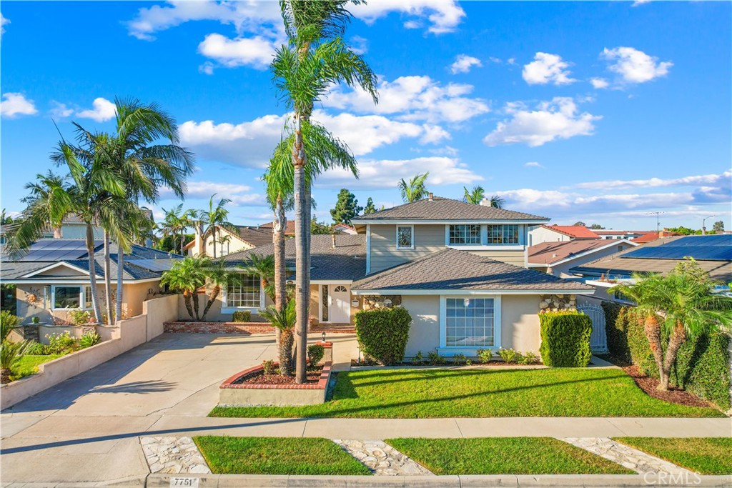 Price Improvement! Discover this spacious 4-bedroom, 3-bath home in the desirable Goldenwest Estates neighborhood. Offering great curb appeal and over 2,200 square feet of light-filled living space, this home combines comfort and convenience. A main-floor bedroom and full bath provide flexibility for guests or multigenerational living, while the kitchen overlooks the inviting backyard pool—perfect for staying connected while you cook. The private yard is ideal for relaxing or entertaining, and the location can’t be beat—close to top-rated schools, shopping, freeways, and just a short drive to the beach.