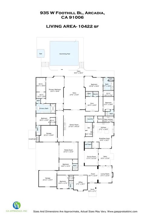 935 W Foothill Boulevard, Arcadia, CA 91006 - MLS#: AR25188109