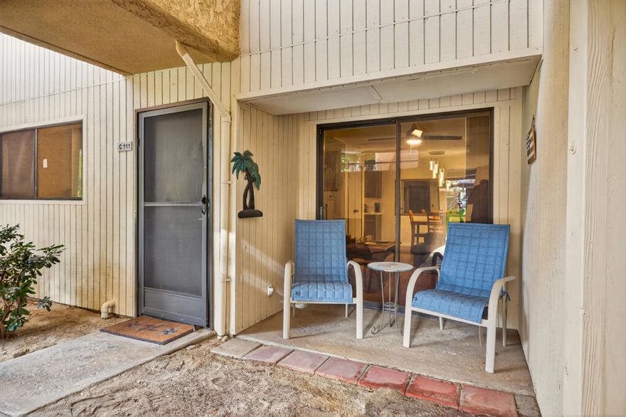 Discover effortless Palm Springs living in this charming ground level condo, perfectly situated within a gated community just minutes from vibrant downtown. Enjoy exceptional convenience with easy access to the iconic Palm Springs Aerial Tramway and quick freeway connections, making this an ideal desert escape or full-time retreat.Designed for relaxation and resort-style enjoyment, the community offers an impressive array of amenities including six sparkling pools, eight soothing spas, and tennis courts perfect for embracing the sun soaked Palm Springs lifestyle. Whether you're seeking a weekend getaway, seasonal residence, or affordable investment opportunity, this condo delivers comfort, location, and value.A rare opportunity to own a piece of Palm Springs at an exceptional price where sunshine, style, and serenity come together beautifully.