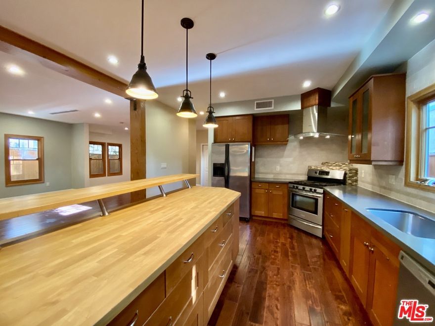 More photos coming soon.  Beautifully maintained 3 bedroom + 2.5 bath with an East coast flair.  Located South of the Boulevard in Studio City's Silver Triangle and in Carpenter School district too!  Open entertainers floor plan, modern kitchen with stainless appliances, over-sized butcher block prep station & breakfast bar, large master suite with spa-like bath, gorgeous wood floors, & tasteful finishes throughout. Nice grassy yard perfect BBQ's and year round outdoor dining.  Central AC/heat, ecopper plumbing, tank less H2O heater, dual paned windows & more. Charming curb appeal perfectly located near shops, dining, & entertainment.  All interested parties to verify eligibility/enrollment in Carpenter School. Renters insurance required.