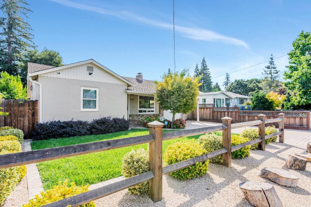 Impeccably maintained! Beautifully remodeled home features 3 beds & 2 bath, hardwood floors, new doors and light fixtures, dream kitchen, gorgeous granite countertops. Step outside to a beautifully landscaped, spacious backyard including a versatile, detached studio. Perfect for an office, gym or added living pace. Convenient EV charging. This property truly stands out. You will be moments away from SportsHouse, Synapse School and Riekes Center. Available immediately.
