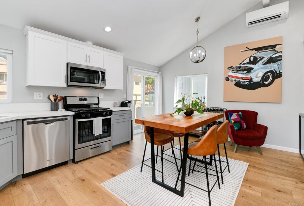 This light and bright detached home in Mission Hills is ready for a new owner! As you enter through a charming Dutch split-door, you’re greeted by laminated wood flooring throughout, LED lighting, stainless steel appliances, quartz countertops, two mini-split AC units, an upgraded 200A electrical panel, Trex deck and cable railing on the patio in front, beautiful redwood panelling in the secluded backyard, laundry, and overall a great place to relax. This private little oasis is centrally located with super close proximity to Downtown, Balboa Park, Little Italy, the airport, with broad connectivity via the MTS Trolley access at Washington, and even closer to the famous 1940 established El Indio Restaurant, the 1990 est. Shakespeare Pub, and many more! This is not one to miss, and an opportunity to own in a great location.