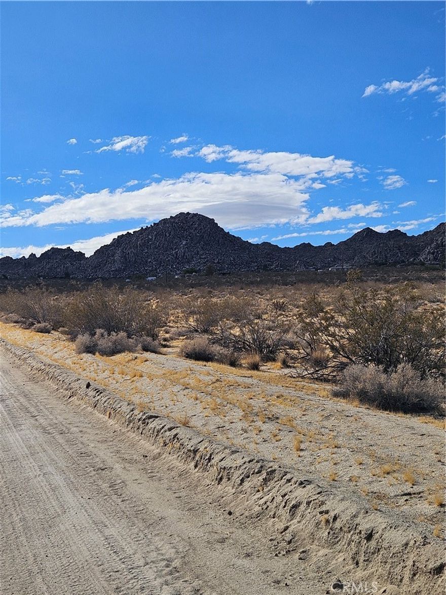 Here is a great opportunity to pick up a real nice parcel on the South side of Joshua Tree. This property is a short distance from the border of Joshua Tree National Park. Property looks to have power on the Northeast corner. (Buyer to verify) Don't miss out on this one, its priced to sell.