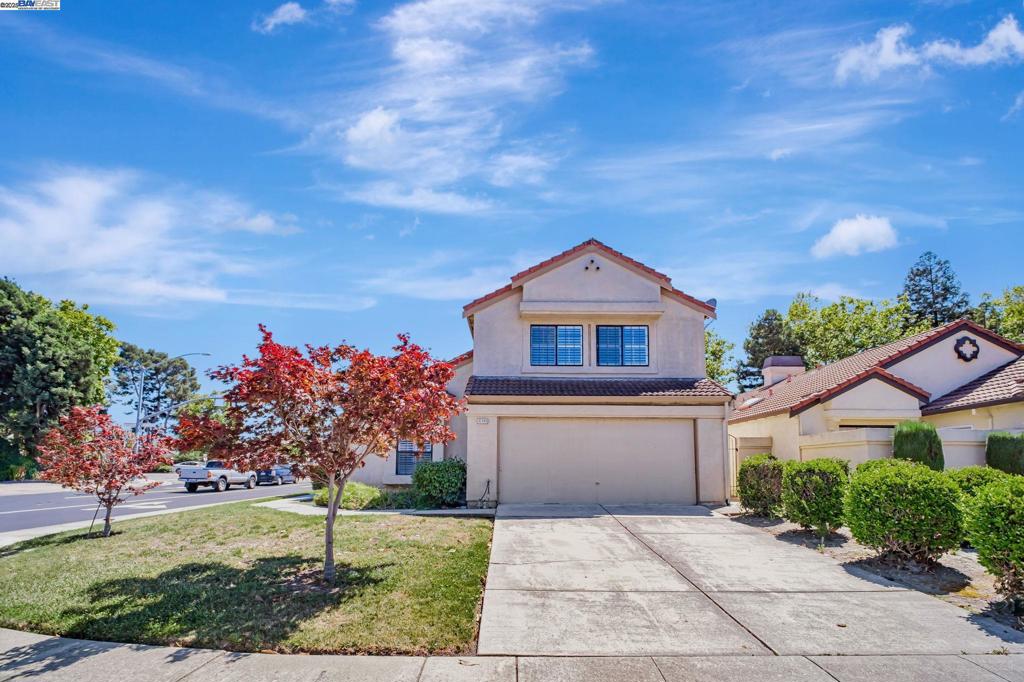 This spacious, lovely 2-storey home located at the California Rose Crest neighborhood might just be the perfect home for you and your family. Vaulted ceiling in the living room and recessed lighting in both the dining room and kitchen creates an open welcoming atmosphere. The kitchen boasts granite countertops and tile backsplash. Both the dining room and kitchen area have laminated flooring. Tiled roof. Dual pane windows coupled with white shutters provide both privacy and energy efficiency. This 4-bedroom with remodeled 2 1/2 baths occupies 2,011 sq. ft. The sliding door in the kitchen leads to the backyard with mature trees; and also maple trees out front. A shed for all your gardening equipment and tools. A great feature in the garage are several storage cabinets lined up on one side. Located near Kitayama Elem. School, Logan High, Union Landing, grocery stores and restaurants. Close to Union City BART. Easy access to I-880, Dumbarton and San Mateo Bridge.