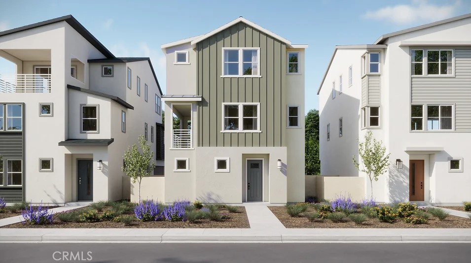 This new three-story home features a secluded bedroom on the first floor, complete with an en-suite bathroom for improved comfort and convenience. On the second level, the kitchen, dining room and Great Room share an inviting open-concept layout with convenient access to a covered deck. Two additional bedrooms share the third floor with a lavish owner’s suite that offers access to a full bathroom and walk-in closet. Opal North is a collection of new single-family detached homes in FivePoint Valencia. Residents will enjoy exclusive masterplan amenities, including neighborhood rec centers, pools, playgrounds, sports parks and so much more. Set in the Santa Clarita Valley, this community enjoys a coveted location close to retail shopping centers, major freeways and Six Flags Magic Mountain, just minutes away.