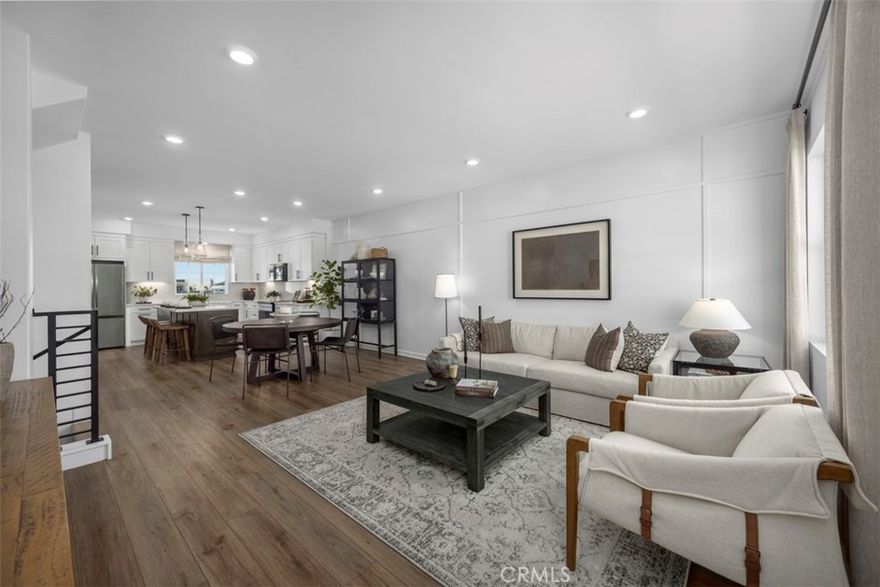 Discover modern comfort and smart design in this stunning new construction townhome at Harlow at Starlite by KB Home. Plan 1781 offers 1,781 square feet of thoughtfully designed living space across three levels, featuring 4 spacious bedrooms and 3.5 bathrooms. The open-concept main floor boasts a stylish kitchen with quartz countertops, a central island, and walk-in pantry—perfect for entertaining. A downstairs bedroom with a full bath provides flexibility for guests or multigenerational living. Upstairs, the primary suite offers a serene retreat with a large walk-in closet and dual-sink vanity. Energy-efficient and solar-ready, this ENERGY STAR® certified home is located in a gated community with access to a pool, clubhouse, and walking trails—all just minutes from schools, shopping, and major freeways. With modern finishes and low-maintenance living, this home is ideal for today’s lifestyle.