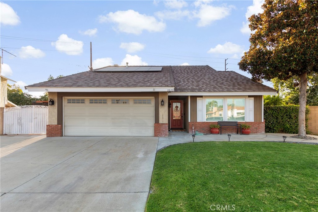 Welcome to 2620 S. Quaker Ridge Place, Ontario, CA – a beautifully maintained and upgraded home offering comfort, efficiency, and style both inside and out.
This property features owned solar added in 2019 with 25 panels on a 20-year purchase plan. Monthly solar payments are approximately $250, while the Edison bill is typically only the service fee—usually between $7–$15 (annually payable as well).
The backyard is an entertainer’s dream with an upgraded pool system, including a new filter, variable speed pump, and vacuum. You’ll also find a newer aluminum patio cover with built-in gutters, electrical, and dual fans, plus a second storage shed. For those who love gardening, the yard boasts an impressive collection of fruit trees (lemon, apple, orange, pear, plum, peach, pomegranate), as well as grapes, blackberries, raspberries, aloe vera, elephant ears, and succulents.
Inside, enjoy modern touches throughout:
Energy-efficient lighting and updated electrical outlets (some with USB ports).
Crown molding, fresh paint, and a charming shiplap fireplace.
Updated bar area and new stainless steel microwave, matching all stainless steel appliances.
Upgraded upstairs bathroom with new vanity, mirror, shelving, fixtures, and paint.
Freshly painted bedrooms, dual-pane windows throughout with wood blinds & shutters.
Smart thermostat with built-in WiFi for convenience.
The garage is fully upgraded with epoxy flooring, mini-split air conditioning, pegboard walls, and wood shelving (included). The water heater has also been upgraded to a 50-gallon energy-efficient model.
Additional highlights include RV parking, updated landscaping, and countless thoughtful upgrades that make this home truly move-in ready.