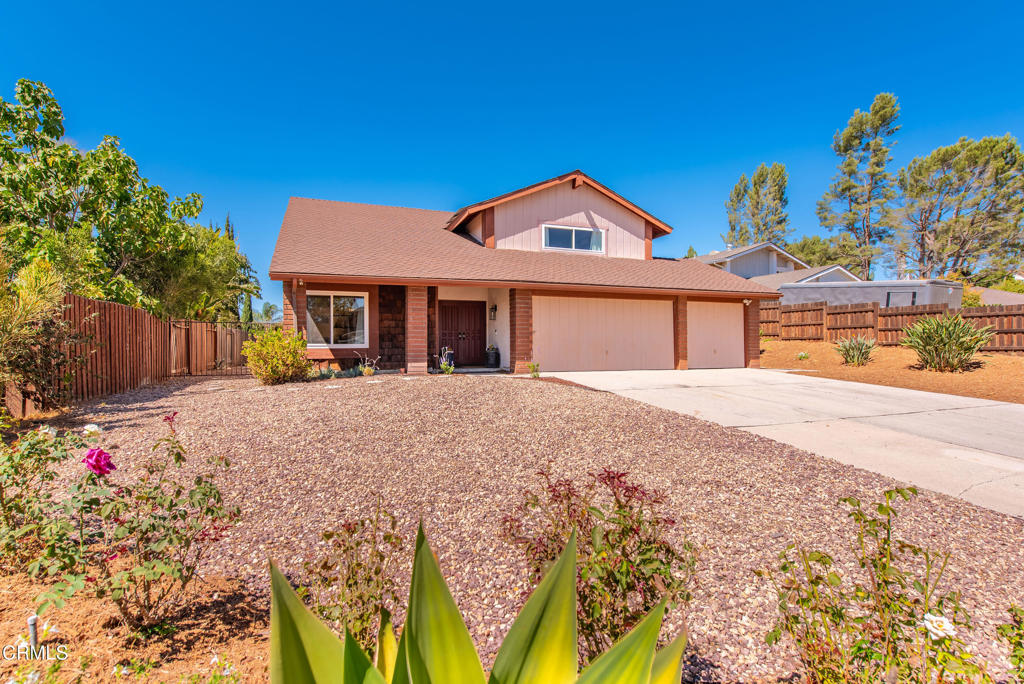 Nestled near the scenic Wildwood hiking trails, this Thousand Oaks gem sits on a quiet cul-de-sac street on a nearly 10,000 sqft lot. This 4-bedroom, 2.5 bath home with a large downstairs addition and a 3-car garage offers space for everyone! The upgraded kitchen showcases quartz countertops, white cabinetry and a beautiful tile backspash, flowing seamlessly into a cozy family room with fireplace. A formal living room, formal dining room and a large bonus family room provide plenty of options for entertaining. Downstairs also features a dedicated office or optional 5th bedroom. Upstairs, the primary suite boasts a walk-in closet and newly upgraded shower, accompanied by three additional bedrooms - one currently used as an office - and an updated secondary bath.With tasteful updates already completed and room for your finishing touches, this home is ready to make your own. Enjoy California living at its best - just minutes from trails, parks, shopping and top-rated schools.