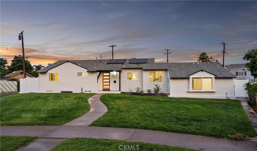 PAID OFF SOLAR! Welcome to 310 Heather Way! A fully remodeled modern masterpiece nestled on a generous 12,075 SF lot in one of La Habra’s most desirable neighborhoods. This 1,658 SF single-story home offers the perfect blend of contemporary design and functional living with 4 spacious bedrooms and 3 full designer bathrooms.
Step inside to discover an open-concept layout flooded with natural light, wide-plank flooring throughout, and sleek finishes that exude sophistication. The gourmet kitchen is a chef’s dream featuring quartz countertops, custom cabinetry, and high-end stainless steel appliances. The primary suite is a private retreat complete with a spa-inspired ensuite bath and walk-in closet.
Enjoy seamless indoor-outdoor living with sliding glass doors that open to the expansive backyard—ideal for entertaining, gardening, or building your dream pool or ADU. The oversized lot offers endless potential with room to grow and play.
Modern updates include new HVAC, plumbing, electrical, windows, and roof—giving you peace of mind and turnkey convenience.
Located on a quiet street yet just minutes to local parks, shopping, dining, and award-winning schools, this home is the ultimate combination of style, space, and location.
Don’t miss your chance to own one of the finest homes in La Habra, schedule your private tour today!