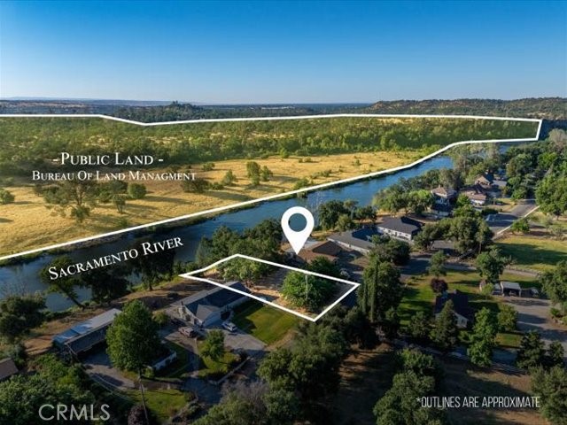 Riverside Paradise – Rare Sacramento Riverfront Building Opportunity
Discover the perfect canvas for your dream home or future investment on this exceptional residential lot perched along the tranquil banks of the Sacramento River. Whether you're ready to build now or looking to secure a once-in-a-lifetime property for future development, this slice of paradise offers unmatched potential. Spectacular Waterfront Views – Wake up every day to panoramic vistas of the river’s peaceful flow, shimmering waters, and dramatic sunsets. Direct River Access – Launch your kayak, cast a line, or simply enjoy the gentle sounds of the current from your own backyard. This location is a haven for outdoor enthusiasts and anglers alike, offering world-class salmon and trout fishing right off your property. Build-Ready Potential – With utilities nearby and easy access from a private road, this flat and usable lot offers flexibility for a luxury custom home, vacation retreat, or multi-generational estate. No HOA – Enjoy the freedom to design and build your dream property without restrictive guidelines or excessive fees. Investment-Grade Location – Tucked away in a peaceful rural setting yet minutes from major highways and city amenities, this lot provides both seclusion and convenience—an ideal balance for long-term value. Whether you're a buyer ready to build today or a visionary investor preparing for tomorrow, this rare riverfront lot is your gateway to elevated living on one of California’s most iconic waterways. Claim your place on the river—your future starts here.
