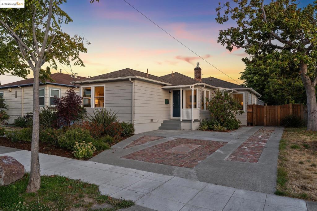 Thoroughly remodeled vacant side-by-side Golden Duplex + detached office in a convenient Central Berkeley location. The owners unit is set in the rear and includes two bedrooms, one full bathroom, a remodeled kitchen, an amazing, magical, professionally landscaped garden, and a fabulous office that is detached but only steps away. The sunny detached office with soaring ceilings and exposed wood beams includes a half bathroom, and washer/dryer. The front unit includes one bedroom, one bathroom, a cozy living room with fireplace, and separate laundry machines. The rear garden is designed to be exclusively used by the owner's unit in the rear, and features a large deck, patio, a glorious apricot tree, lemon trees, plum trees, a fig tree, and blueberry bushes - a virtual cornucopia. The property is quiet and private, yet it is only blocks to Ashby BART, offers easy access to Berkeley Bowl, and is not far from all of the fabulous restaurants and shops in downtown Berkeley.