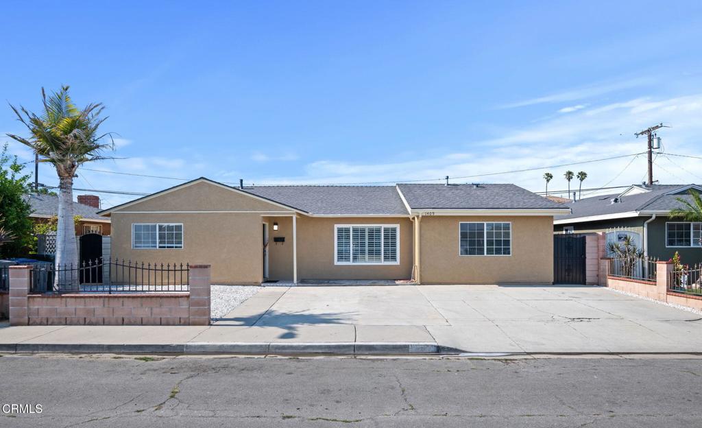 Welcome home to this beautiful and immaculate 3 bedroom, 2 bath home with a lovely 1 bedroom and 1 bath addition. 1409 W Fir is located in the beautiful city of Oxnard and has over 1800 square feet of gorgeous living space. This home is offering newer paint. The living room is large and open and filled with natural sunlight. The kitchen is nicely updated with an open concept. The flooring is updated with wood like flooring. There are dual pane windows. Recessed lighting is offered throughout. The roof appears to be newer. The back yard offers extra parking and a covered patio that is great for entertaining. For your convenience, this home is walking distance to an elementary school and a couple of shopping centers and several restaurants. Oxnard Airport is located close by as are the freeways, beaches, harbor and marina. This home is a must see. Come by and make it yours.