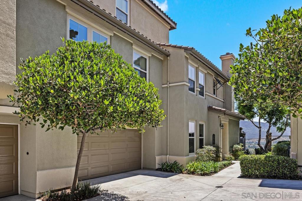 Stunning upgraded end-unit SINGLE STORY, located in the highly sought-after Calico Bluffs community of Old Creek Ranch, San Marcos. This rare single-level property features a private backyard and has been recently refreshed with over $200k in upgrades. Step inside to discover an open and airy layout, where natural light floods the spacious living and dining areas. The warm and inviting living room features a cozy fireplace and new HD shades, and flows seamlessly into the dining area. The reimagined kitchen is a showstopper, featuring quartz waterfall countertops, modern tile backsplash, new cabinetry with under-cabinet lighting, custom open shelving, sleek new pendant lighting, and high-end stainless-steel appliances including a new fridge, stove, hood vent, and dishwasher. The kitchen is also equipped with a Waterdrop filtration system, complemented by a whole-house carbon water filter. Upgrades include COREtec luxury vinyl flooring, new interior doors and hardware, new trim and baseboards, and recently painted walls—including cabinetry in the hallway and laundry room. The bedrooms feature custom closets and Hunter Douglas Duette Honeycomb shades, with power shades in the luxurious & spacious primary suite for added comfort. All windows in the living room, guest room, & primary bedroom have been replaced for improved efficiency and style. Bathrooms have been renovated with new quartz countertops, updated vanities and sinks, modern lighting & mirrors, high-efficiency toilets, elegant tile work, upgraded fixtures and fans, & frameless glass enclosures. See supp. The laundry room includes a new LG SideKick pedestal washer. Additional upgrades include a Slim Line AC unit and Carrier furnace, along with a new water heater—ensuring comfort and efficiency year-round. Private yard with brand new turf and an upgraded irrigation system, offering the perfect outdoor retreat to enjoy sweeping mountain views and city lights in the evening. Great community amenities, including a sparkling pool, spa, & playground. Close to shopping, dining, beautiful beaches, and in a TOP RATED SCHOOL DISTRICT!
