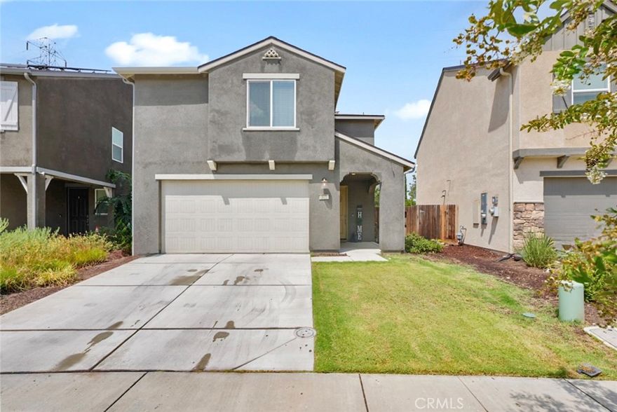 Charming 2-story Merced home offering 3 bedrooms, 2.5 baths, and a spacious 2-car garage. Inside, enjoy an open layout with a convenient half bath downstairs, generously sized bedrooms, a primary suite with walk-in closet and private bath, and an upstairs laundry room. Motion-detection lighting has been installed in every bathroom and bedroom for added comfort and efficiency. The beautifully landscaped backyard is perfect for relaxing or entertaining, with no rear neighbors and direct access to a walking trail. Ideally located just 8 minutes from UC Merced, 4 minutes from Merced College, and 5 minutes from Mercy Medical Center, plus close to shopping and dining. A true move-in ready gem!