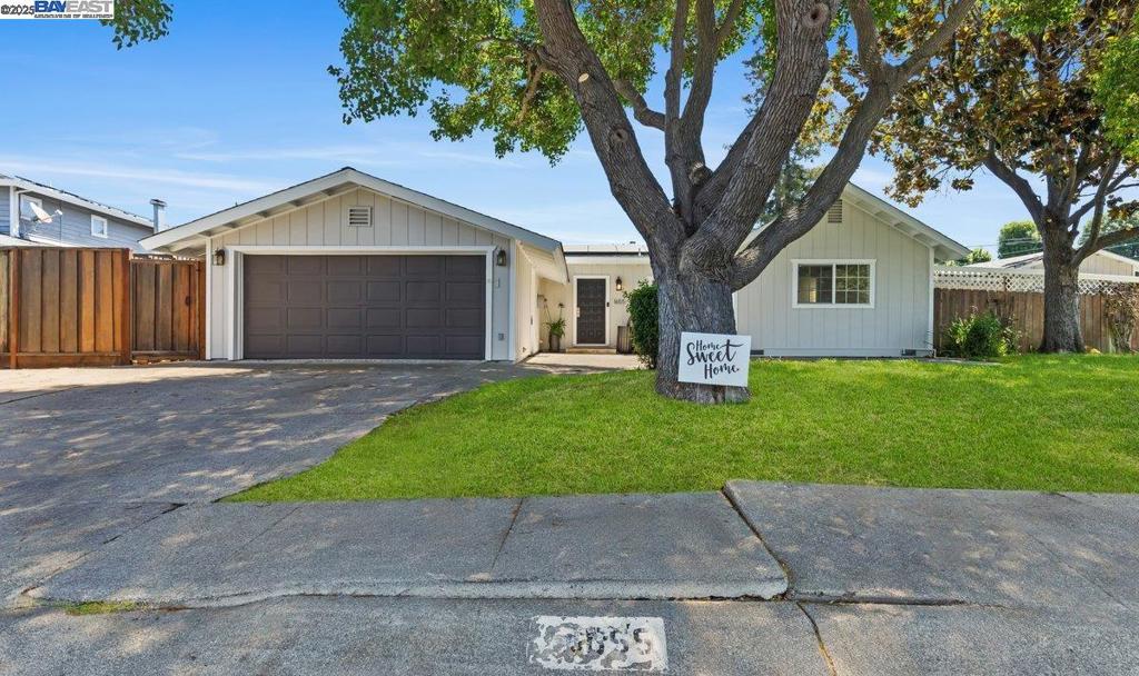 Modern charm, prime location, and a rare corner lot—this home has it all. This light-filled 3 bedrooms/2 bathrooms gem blends modern style with everyday comfort. The stunning chef’s kitchen features quartz counters, stainless steel appliances, custom tile, pendant lighting, a built-in breakfast nook, and a large walk-in pantry. The open-concept layout flows into a cozy living room with built-ins and a gas fireplace. The spacious primary suite includes a bonus office and its own fireplace. Total living SF is >1,720 SF: see Floorplan. An oversized second bedroom adds flexibility, and both bathrooms are updated with stone finishes and contemporary touches. A hidden bonus room under the home offers potential for a wine cellar or extra storage. Step outside to a large flat backyard with a stone patio, lush lawn, and 12x18 Tough Shed—perfect for a future ADU or a swimming pool. Energy-efficient upgrades include owned solar, a Cool Roof, and newer HVAC (2017). Conveniently located near top-rated schools, BART, parks, shopping, restaurants, and trails. This is the one you won’t want to miss! This home has the look, the layout, and the location—come fall in love in person!