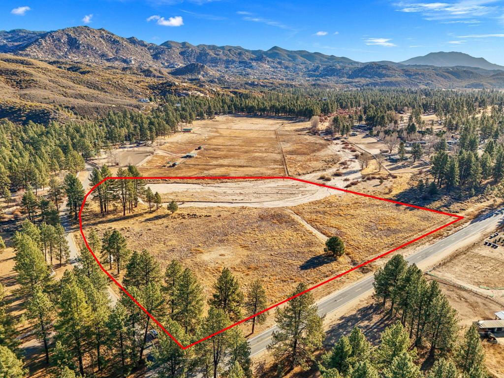 Looking for a pair of flat lots with gorgeous mountain views in the heart of Garner Valley? This is it! Fully fenced just over 13 acres. Two lots with two parcels begin sold together. Easy access to 74 during winter months. Public water and electricity at street. High speed internet available in the area. Environmental study and percolation test completed. 3000 gallon water tank on property. Garner Valley HOA offers 26 miles of private horse riding trails, an arena and common building where fun community events are held (Pictures shown on listing are of the common area). HOA is $425 billed Bi-annually. $850 for the year