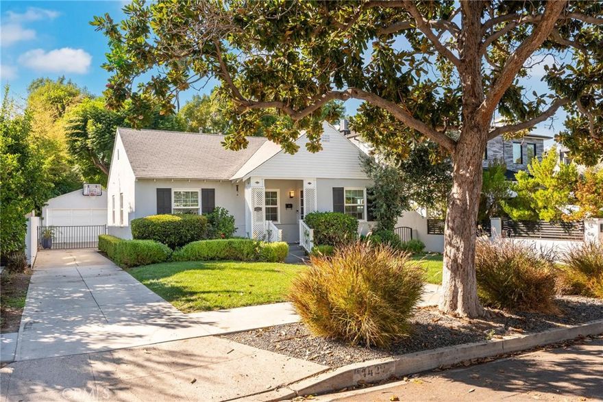 Ideally located in Sherman Oaks on a tree-lined street in the heart of Library Square, this charming, beautifully updated 3-bedroom, 2-bathroom home offers the perfect blend of comfort, style, and convenience. Featuring a newly remodeled chef's kitchen with eat in area, elegant quartz countertops, modern cabinetry, and premium Thermador stainless steel appliances that flow seamlessly into the dining room & living room. This space is designed for both everyday living and entertaining.

The home’s light-filled layout includes 3 cozy bedrooms, tastefully updated bathrooms, newer windows and doors and a dedicated laundry room for added functionality. Step outside to a private backyard retreat with 2 covered patio areas and a newer built in BBQ. Enjoy the versatility of a detached, finished garage—ideal as a home office, gym, studio, or bonus living space.

Located just minutes from Ventura Boulevard’s vibrant shops, dining, and top-rated schools (Sherman Oaks Elementary), this turnkey property is a rare find in one of Sherman Oaks’ most desirable neighborhoods. Move-in ready and full of charm, this home is not to be missed!