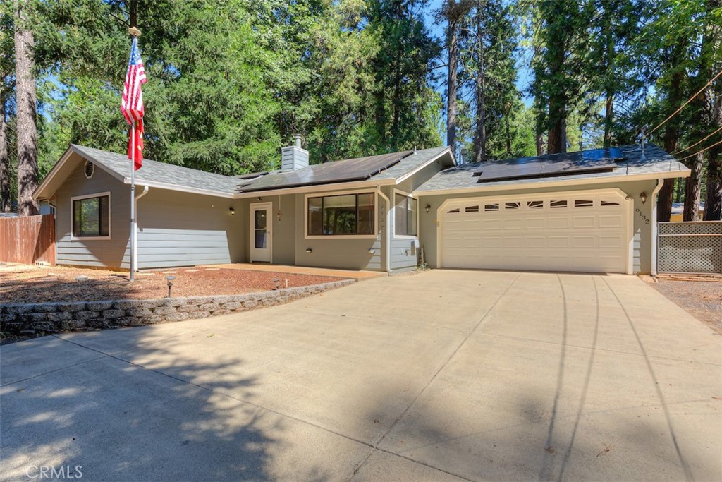 Tucked away on a peaceful street in the heart of Magalia, this home offers comfort, privacy, and practical upgrades for everyday living. This charming property features excellent curb appeal, open floor plan, indoor laundry and solar, helping to keep energy costs low year-round. The home sits on a generous, fully fenced lot, providing a private and secure backyard space that’s perfect for pets, play, or relaxing in nature. There’s plenty of room for your vehicles, RV, or toys with ample parking available—ideal for those needing extra space beyond the garage. Whether you're hosting guests or simply enjoying the quiet surroundings, the layout and setting offer both convenience and peace of mind.