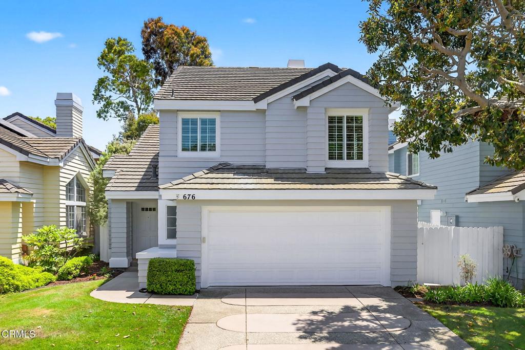 Welcome to coastal living in one of Southern California's best-kept secrets--Port Hueneme! Nestled north of Malibu and south of Santa Barbara, the Pacific Collection community is adjacent to coastal Oxnard, and approximately 6 miles from Ventura. 676 Pacfic Cove Drive is a beautifully updated 3-bedroom, 2.5-bathroom home perfectly situated only a few minutes from the Channel Islands Harbor, Seabridge Marina, Hollywood Beach, award-winning 'ololkoy Beach Park, and many dining and retail options. There is easy access to the Port of Hueneme and Naval Base Ventura County--two major areas of employment in the area.Step inside to discover a spacious, open-concept first floor with hard surface flooring throughout, including wood laminate and wood-style tile. The bright living and dining areas open to a lush, landscaped backyard featuring a tranquil water feature. The contemporary kitchen has custom cabinetry and stone countertops, flowing into family room via a spacious breakfast bar.Upstairs, there are three bedrooms with high ceilings and ceiling fans, including a primary suite with a spa-like bath and generous-sized closet. The hall bath was tastefully renovated.With fresh interior and exterior paint, upgraded electrical, and thoughtful landscaping, this home is ready to enjoy for full-time living or a weekend getaway in the West Ventura County coastal climate, where the average summer temperature is 74!