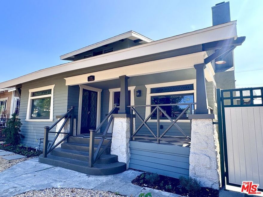 Live beautifully in this meticulously restored Craftsman home located in historic Jefferson Park. Featuring 3 bedrooms, 2 full bathrooms and one half bathroom, a stunning gourmet kitchen with white oak cabinetry, gold accents & high-end appliances. Primary suite boasts a luxurious spa bath & dream walk-in closet. Energy-efficient with solar panels & tankless water heater. Backyard oasis with bonus finished converted garage/studio and so much more to explore!  Prime location near Metro, USC, Culver City & DTLA. Excellent credit required. Available as a lease with an option to buy. Owner financing available. Please no pets and no smoking. Shown by appointment only.