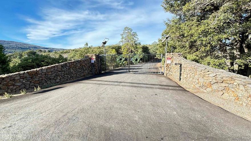 This stunning vacant land parcel in Julian Estates offers a unique opportunity to enjoy the tranquility of nature while being close to modern conveniences. Located in a gated community, the property is surrounded by expansive views, including North Peak (Cuyamaca), Mt. Soledad, and Point Loma. The 7-acre lot is teeming with beautiful Manzanita, Oaks, Cedars, and other native flora, providing a serene, natural environment.    With approximately 4 buildable acres, this property is ideal for your dream mountain home. Enjoy the peace and privacy of a location with minimal neighbors, yet you're still just 10 minutes from downtown Julian. Tiny home is only a sample picture!