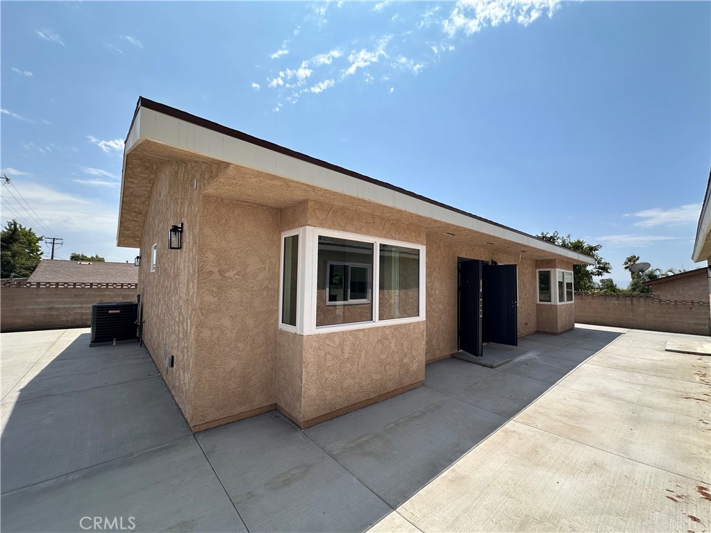 Nestled in a desirable Rancho Cucamonga neighborhood, this newly renovated multi-unit estate offers an unparalleled blend of modern luxury, versatility, and investment potential. Offered at $1,280,000, the property spans an 8,034 sq ft lot and comprises three separate turnkey residences – a rare find ideal for extended families or savvy investors. All structures have been meticulously rebuilt or upgraded with high-quality materials and contemporary finishes, presenting a truly turnkey opportunity in a prime location. Key Features include:
Main Residence – 3 Bed / 2 Bath / 1,058 sqft: An impeccably updated primary home featuring an open-concept layout with a stylish living and dining area. Enjoy a modern kitchen with premium finishes and appliances, three comfortable bedrooms, and two sleek remodeled bathrooms. Every inch exudes quality craftsmanship, from the new flooring and recessed lighting to the chic fixtures and fittings.
JADU (Junior ADU) – 1 Bed / 1 Bath / 470 sqft: A newly completed attached suite with its own private entrance and full kitchen. This self-contained unit is perfect for multi-generational living – accommodating in-laws or guests – or can serve as a private home office or rental studio. Despite its compact size, the JADU is thoughtfully designed with a functional layout and the same modern finishes as the main house.
Detached ADU – 3 Bed / 2 Bath / 1,200 sqft: A brand-new standalone home at the rear of the property, complete with a spacious living room, full kitchen, and its own separate entrance. With three bedrooms and two baths finished to the same exacting standards, this ADU offers incredible flexibility – ideal as a rental unit, guest house, or additional family quarters. High ceilings and abundant natural light create an inviting atmosphere, and a smart floor plan provides comfortable, independent living parallel to the main residence.
Outdoor Space & Location: Outside, the grounds are clean and low-maintenance, professionally finished with expansive concrete hardscaping. The large courtyard-style yard provides ample space for outdoor seating, barbecues, or additional parking for multiple vehicles – an important convenience for a multi-unit property.