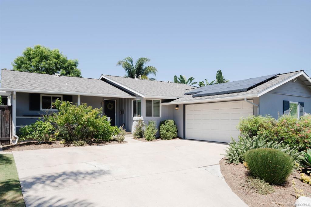 Nestled in the hills of Bay Park, this bright, open home has everything you are looking for: open-concept living, an expanded bedroom suite with walk in closet and large bathroom with shower and soaking tub; dual-zone AC; a secluded backyard retreat; upgraded electrical, plumbing, roof, fully owned solar - all on a quiet, family-friendly street that feels a thousand miles from the chaos but is only a few minutes from Mission Bay, the beach, downtown, and everything else that central San Diego has to offer!